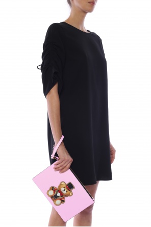 Kopertówka z motywem misia z logo, zdjęcie 2 Kopertówka z motywem misia z logo od Moschino